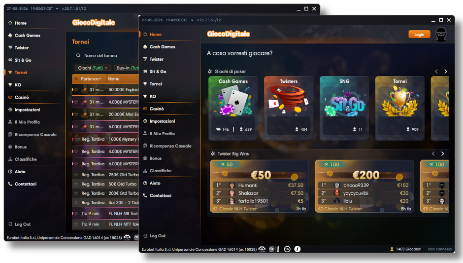 Entain Completes Italy Migration as GiocoDigitale, bwin Join iPoker