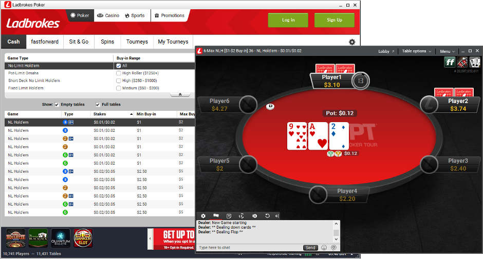 ladbrokes poker