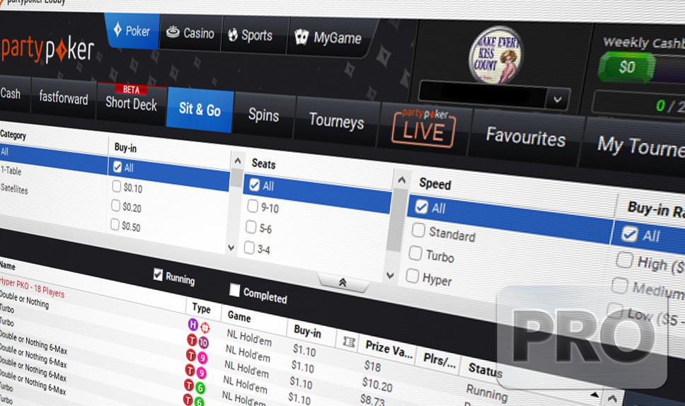 Partypoker: Softwareupdate and new look - How good is it