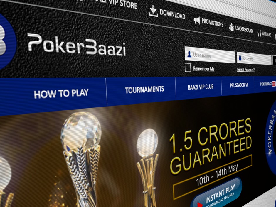 India's PokerBaazi Schedules its Largest Online Poker Tournament Series