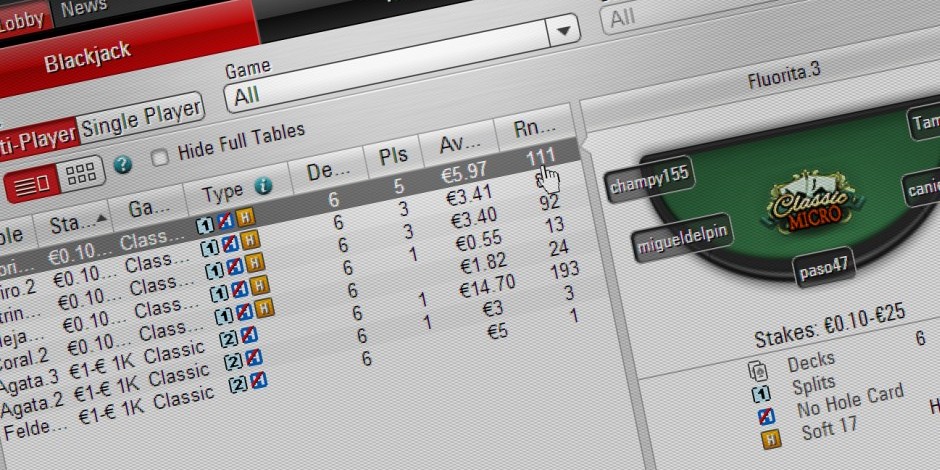 Pokerstars Blackjack