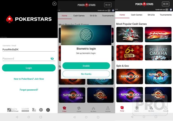 download the new version PokerStars Gaming