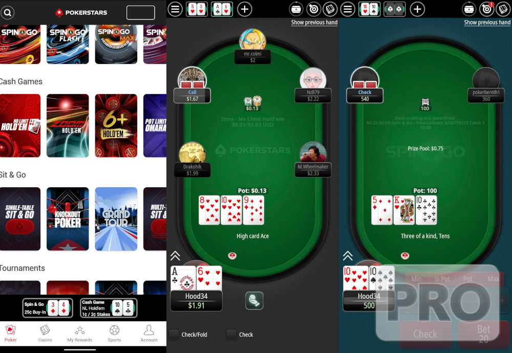 online poker app real money android