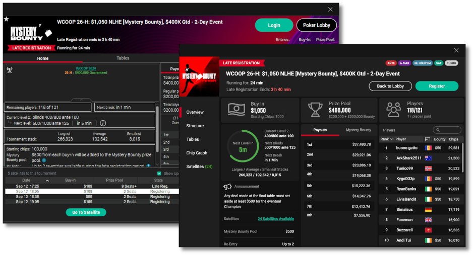 Nuevo diseño del lobby de PokerStars