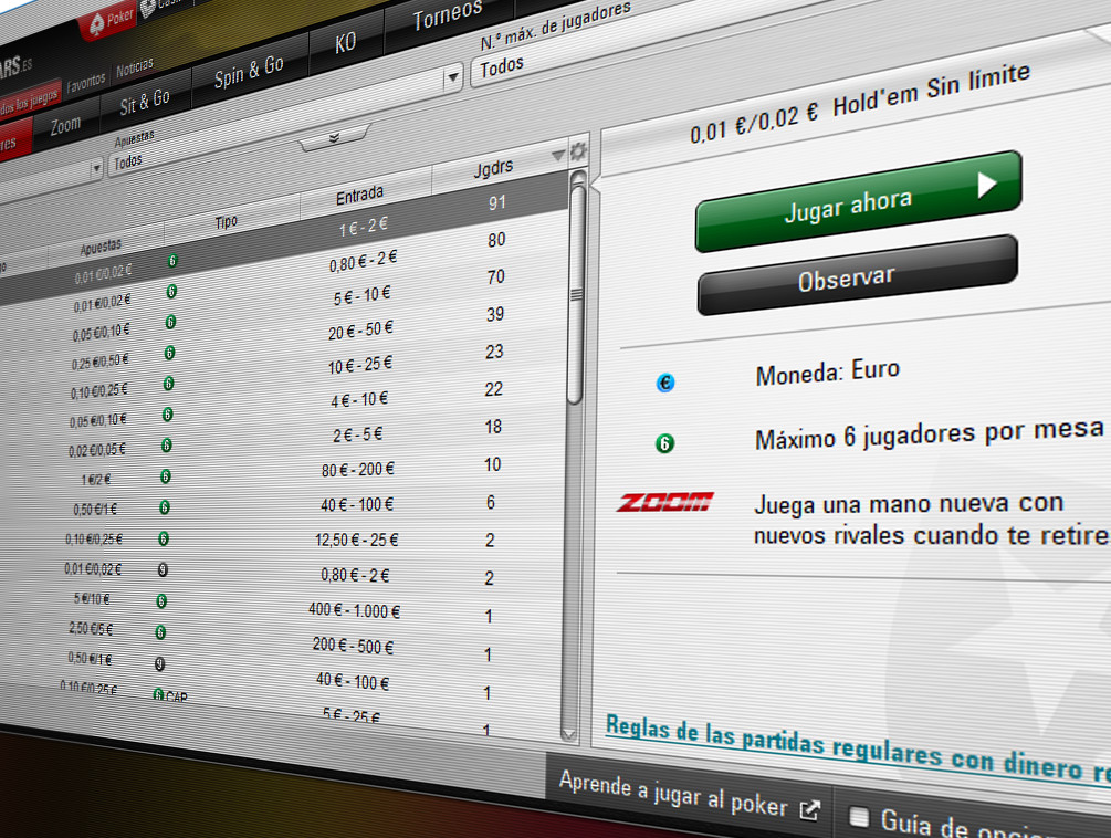 PokerStars en España