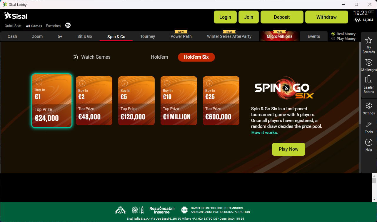 PokerStars Casino Image