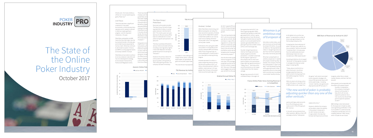 The State of the Online Poker Industry - Octuber 2017